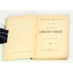 R. C. Jebb Historia Literatury Greckiej [1905]