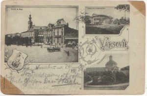 WARSZAWA Hotel de Ville Varsovie 1898r.