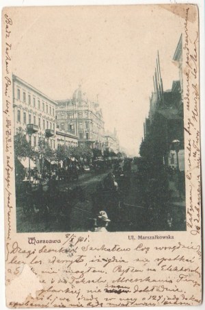 WARSZAWA Marszałkowska 1901r.