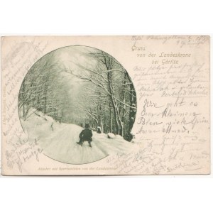 ZGORZELEC - GORLITZ Abfahrt -Sanki 1900.