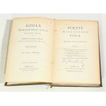 Wincenty Pol Dzieła Wincentego Pola wierszem i prozą. Pierwsze wydanie zupełne 1 - 10 t. komplet [1875, oprawartystyczna Getritz]