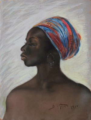 Abraham Behrmann, Portret Afrykanki