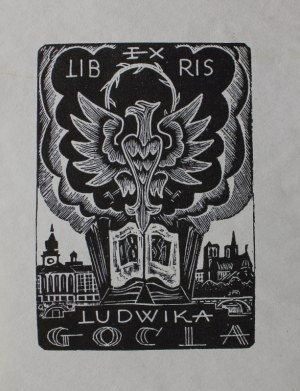 Tadeusz Cieślewski syn, Ex libris Wacława Błażelewskiego, Ex libris Ludwika Gocla