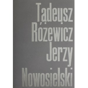 Künstlerische Veröffentlichung: Tadeusz Różewicz und Jerzy Nowosielski,