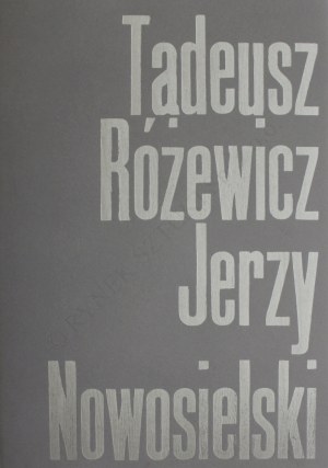 Wydawnictwo artystyczne: Tadeusz Różewicz i Jerzy Nowosielski,