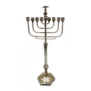 Hanukkah candle holder art déco