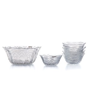 Set of baskets and bowls Wave
