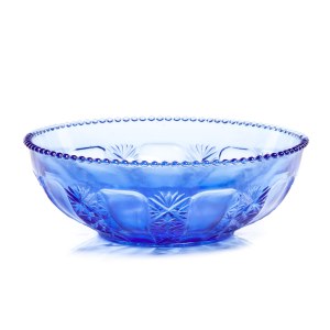 Cobalt bowl pattern no. 1210, HSG Ząbkowice.