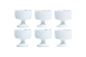 Set of six milk goblets so-called 