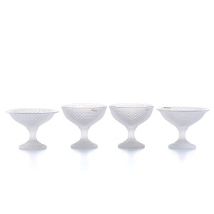 Set of sandblasted goblets Astrid