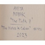 Aneta Nowak (nar. 1985, Zawiercie), Cesta II ze série Barevné poznámky, 2023