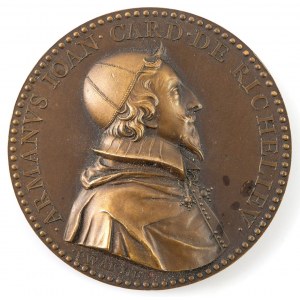 Medal, KARDYNAŁ RICHELIEU, pocz. XX w.