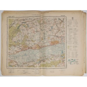 MAPY TAKTYCZNE ARMII POZNAŃ, 35 sztuk Wojskowy Instytut Geograficzny, Warszawa, 1929-37