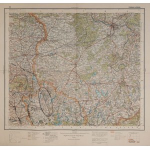 MAPA, SUWAŁKI-KOWNO, Wojskowy Instytut Geograficzny, 1932