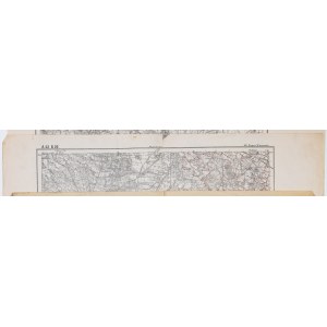 MAPA, KĘPNO-WIERUSZÓW, Wojskowy Instytut Geograficzny, 1925