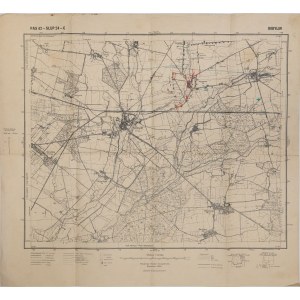 MAPA, KOBYLIN, Wojskowy Instytut Geograficzny, 1933