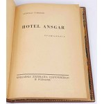 TYRMAND - ANSGAR HOTEL. PŘÍBĚHY. Tyrmandův knižní debut