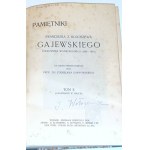 KARWOWSKI - PAMIĘTNIKI FRANCISZKA Z BŁOCIEWA GAJEWSKIEGO vol. 2 Napoleon