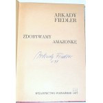 FIEDLER- ZDOBYWAMY AMAZONKA Autogramm des Autors