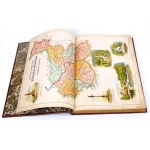 BAZEWICZ - GEOGRAPHICAL ATLAS OF THE KINGDOM OF POLAND publ. 1907