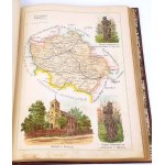 BAZEWICZ - GEOGRAPHICAL ATLAS OF THE KINGDOM OF POLAND publ. 1907