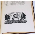 ŻEROMSKI - PUSZCZA JODŁOWA woodcuts by Skoczylas luxury binding