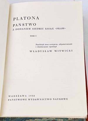 PLATON- STATE vol. 1-2 [complete in 1 vol.] 1958