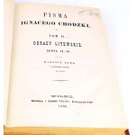 CHODŹKO- PISMA t.I-III wyd. Wilno 1880-1 dworki szlacheckie