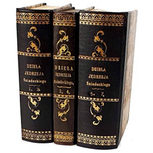 ŚNIADECKI- WORKS vol. I-VII complete 1837 binding