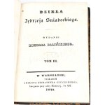 ŚNIADECKI- DZIEŁA t. I-VII komplet 1837r. oprawa