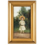 Jacek Malczewski (1854 Radom - 1929 Krakau), Porträt eines Jungen mit Hut, 1902.