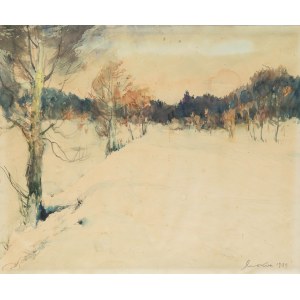 Marian Mokwa (1889 Malary - 1987 Sopot), Winterlandschaft