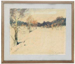 Marian Mokwa (1889 Malary - 1987 Sopot), Winter Landscape