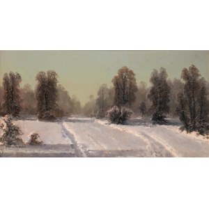 Wiktor Korecki (1890 Kamieniec Podolski - 1980 Milanówek), Winter Landscape