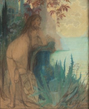 Karol Klosowski (1882-1971), Before the bath at Capria, 1925.