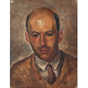 Waclaw Wąsowicz (1891 Warsaw - 1942 there), Portrait of Professor Mieczyslaw Wallis, 1929.