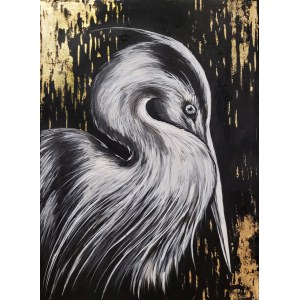 Julia JANOWSKA (ur. 1997), Gray heron, 2023