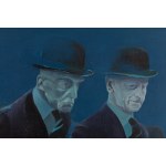 Jerzy Tadeusz Mróz (1946 Łódź - 2010 Łódź), Men in bowler hats