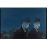 Jerzy Tadeusz Mróz (1946 Łódź - 2010 Łódź), Men in bowler hats