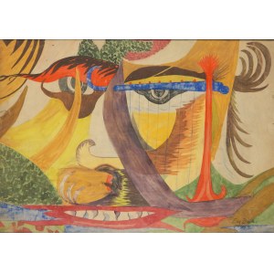 Eugeniusz Bak (1912 - 1969 ), Abstrakcia, 1963/64