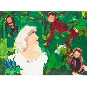 Bettina Bereś (ur. 1958, Kraków), Panna młoda i małpy, 1989