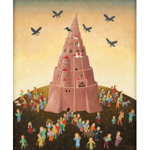 Wiktor Chrzanowski (1946 - 2012), Der Turm von Babel, 1999