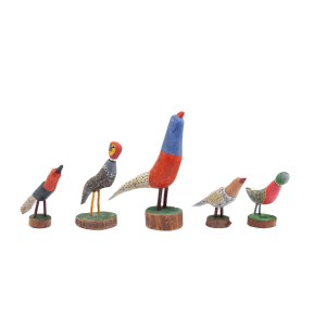 Andrew Graczyk, Set of bird figures , 1990