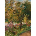 Józef Mehoffer (1869 Ropczyce - 1946 Wadowice), Ogród kwiatowy, około1930