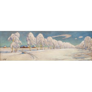 Julian Fałat (1853 Tuligłowy - 1929 Bystra), Zima na Polesiu