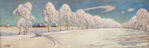 Julian Fałat (1853 Tuligłowy - 1929 Bystra), Zima na Polesiu