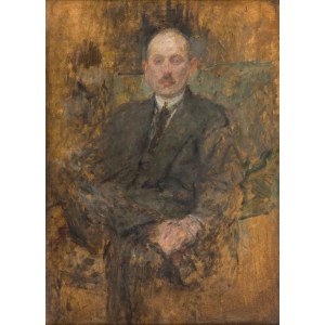 Olga Boznańska (1865 Kraków - 1940 Paris), Portrait of Mr. Beyley, before 1921