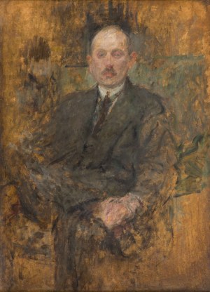 Olga Boznańska (1865 Kraków - 1940 Paris), Portrait of Mr. Beyley, before 1921