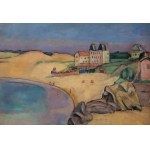 Henryk Hayden (1883 Warsaw - 1970 Paris), Beach in Pouldu (Plage de Pouldu), 1909
