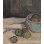 Wladyslaw Slewinski (1854 Bialynin - 1918 Paříž), Zátiší s mísou ovoce a malým hrncem, 1904